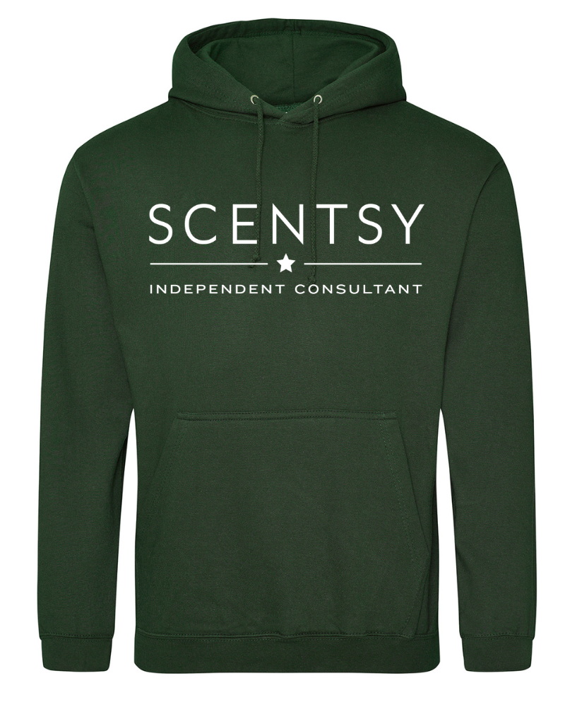 Authorized Scentsy Forest Green Pullover Hoodie