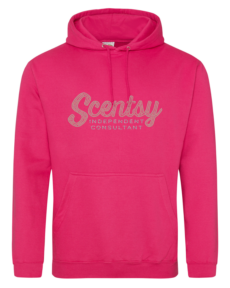 Authorized Scentsy Vendor Sparkle Hot Pink Pullover Hoodie
