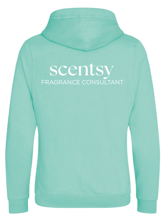 Scentsy Monogram Logo Cross Neck Hoodie