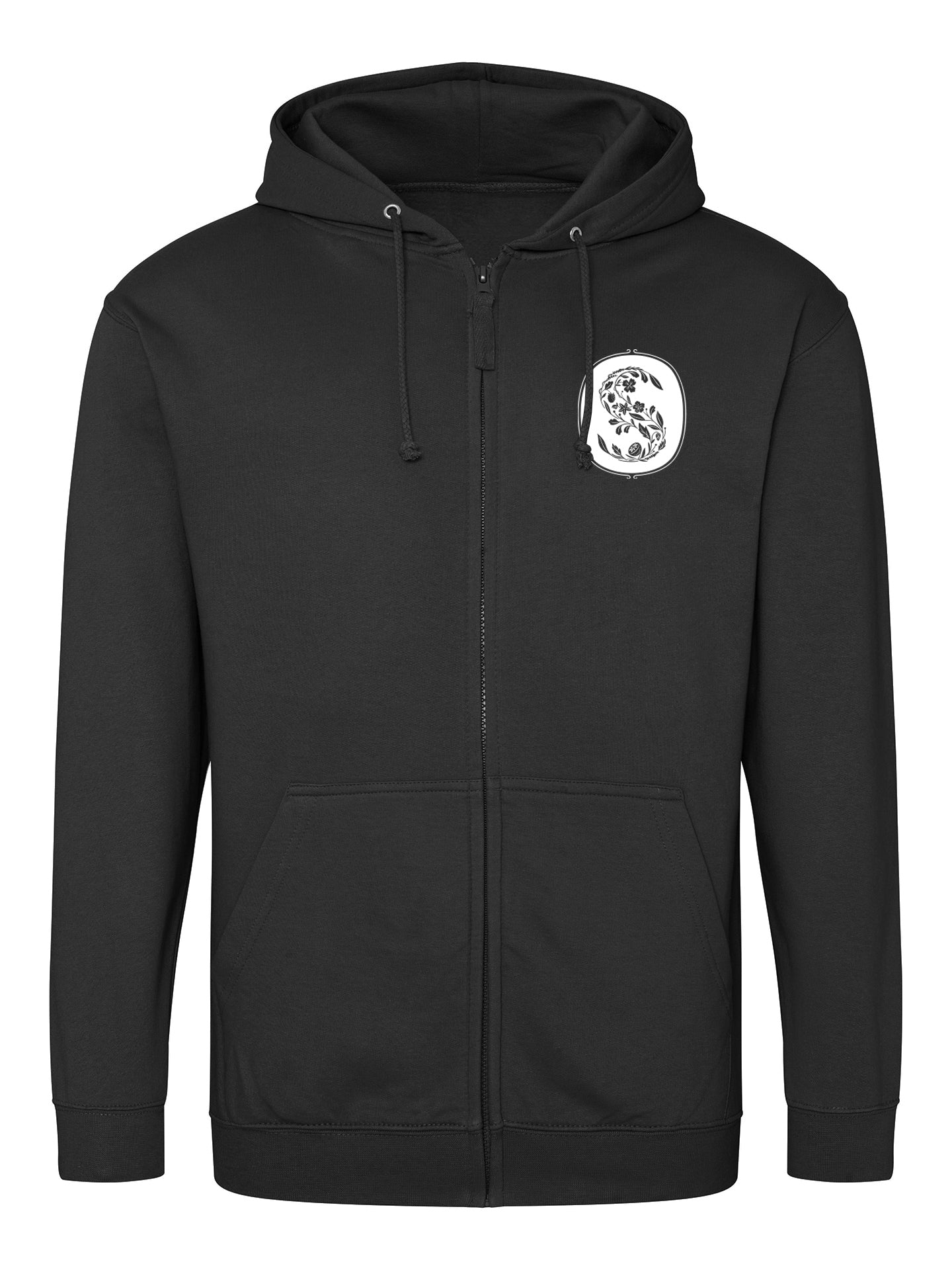 Scentsy Floral Monogram Zipped Hoodie