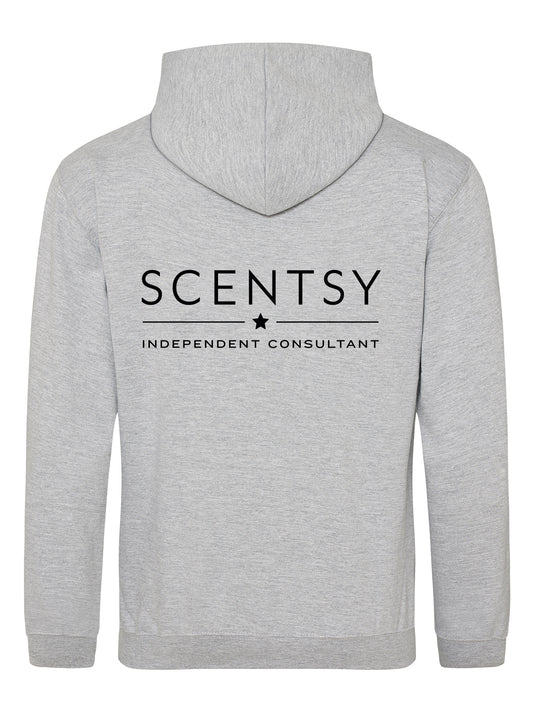 Authorized Scentsy Zipped Hoodie Printed Logo - Plus Sizes (3XL-5XL)