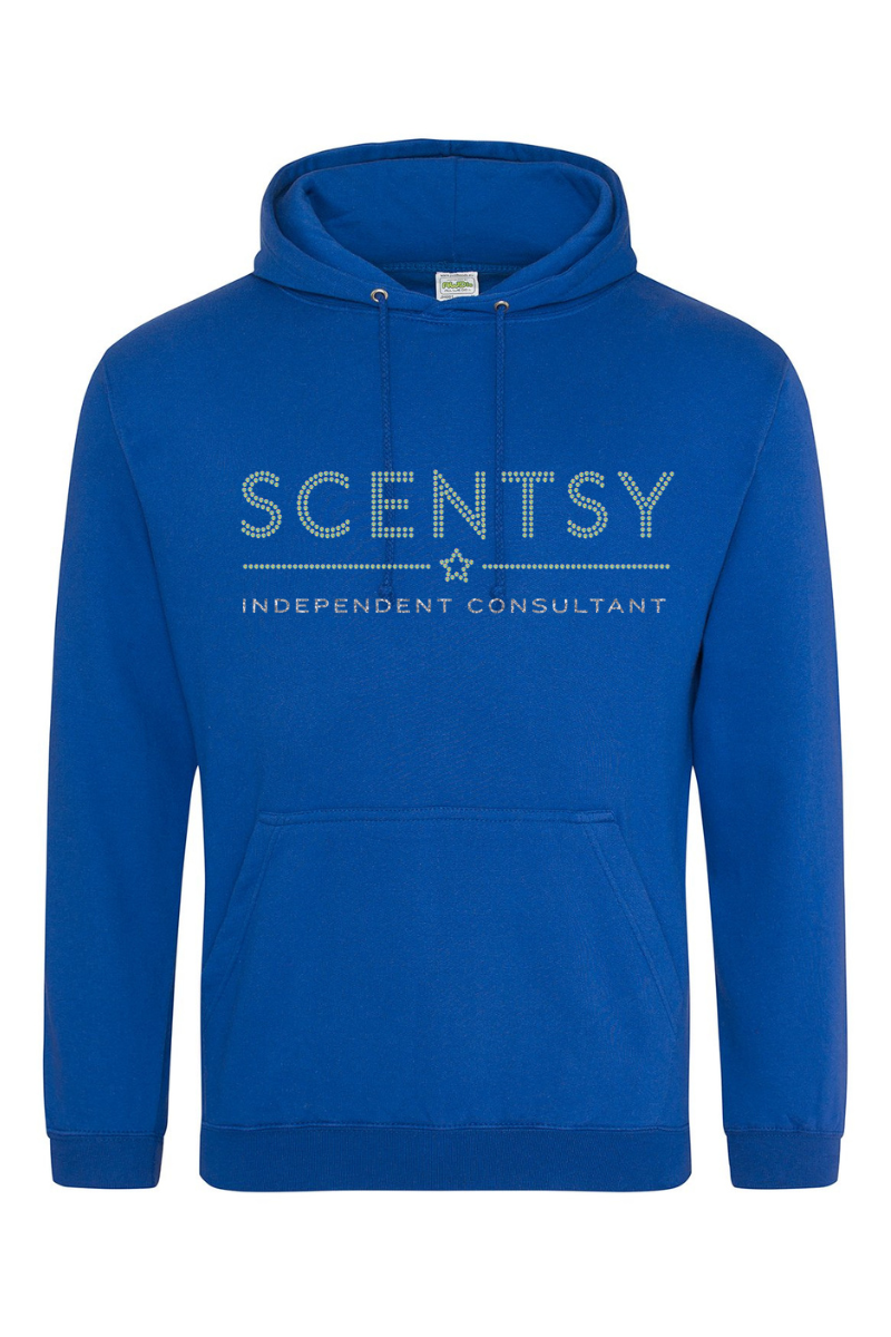Authorized Scentsy Vendor Sparkle Royal Blue Pullover Hoodie