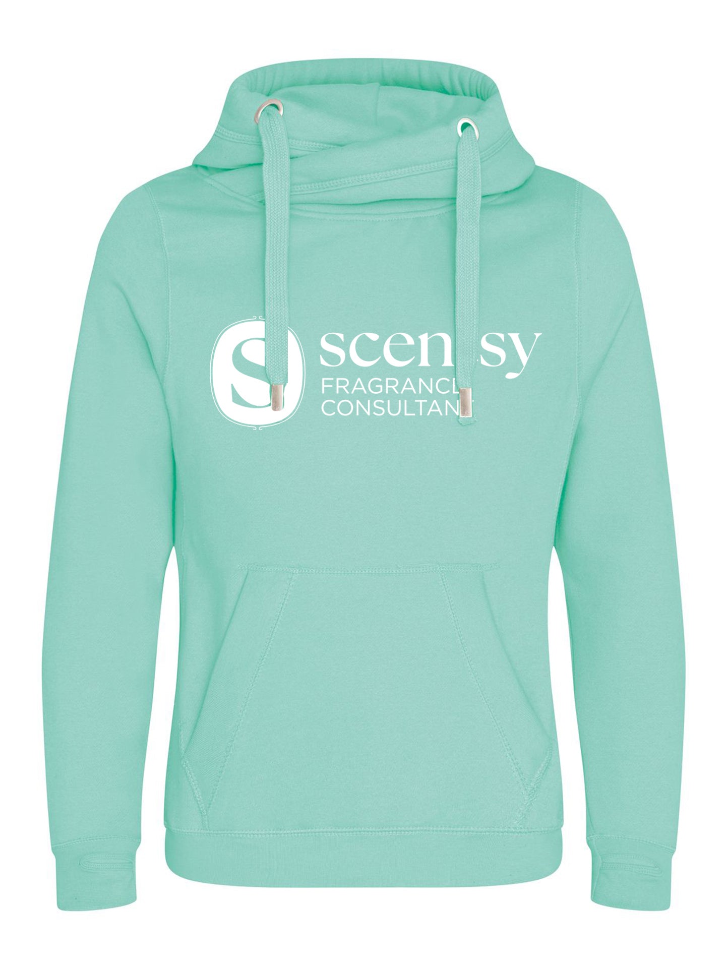 Scentsy Monogram Logo Cross Neck Hoodie