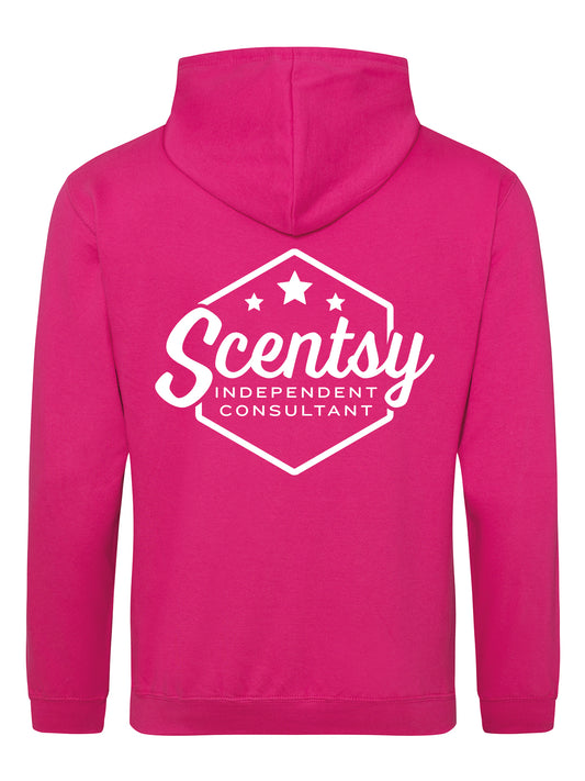 Scentsy Zipped Hoodie - Printed Logos