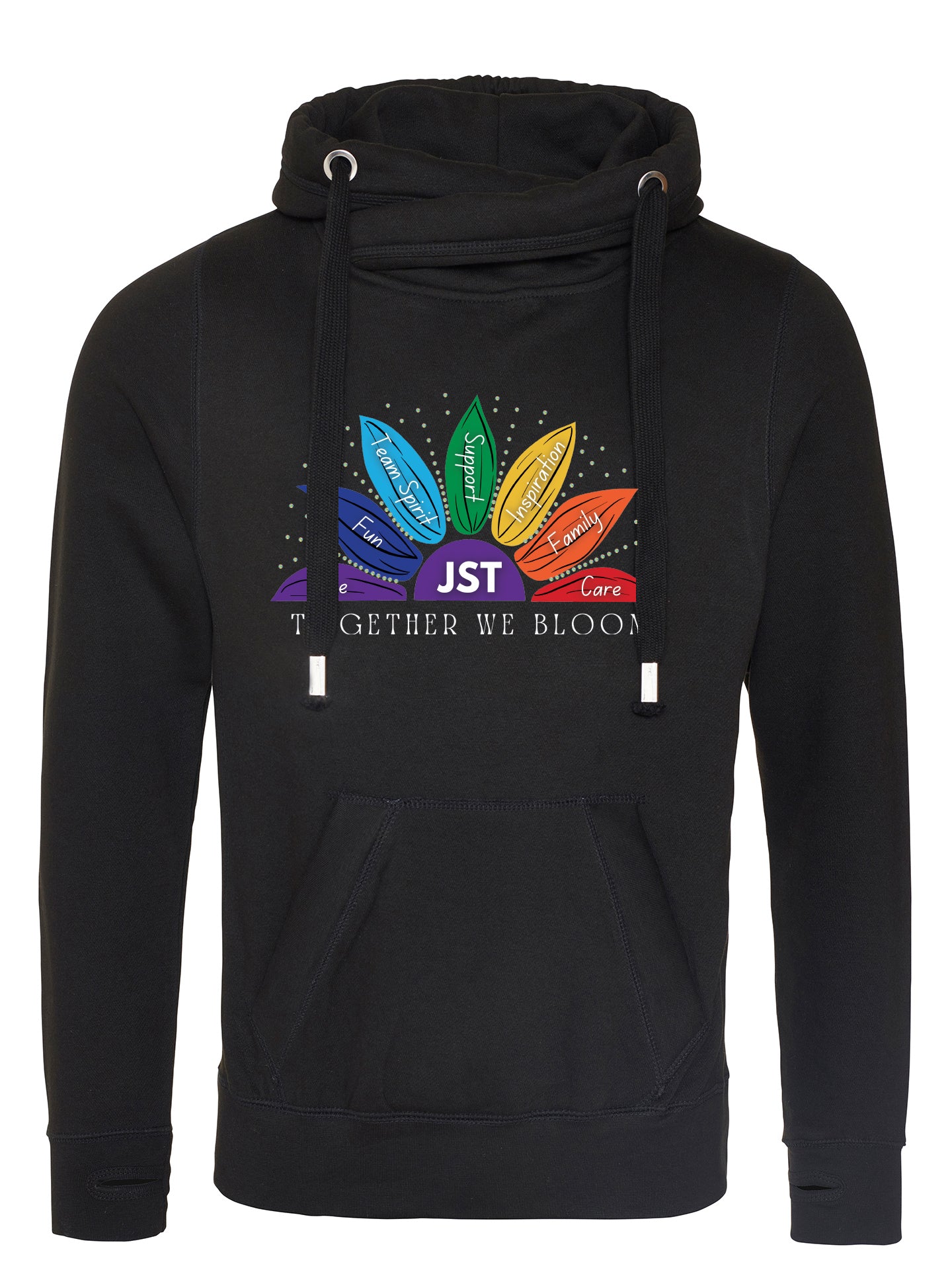 Team JST Cross Neck Hoodie